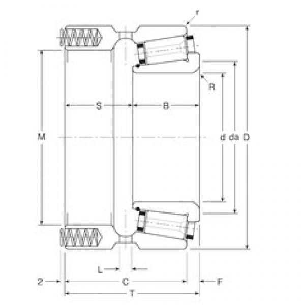 105 mm x 190 mm x 46 mm  Gamet 180105/180190P تناقص الأسطوانة المحامل #3 image