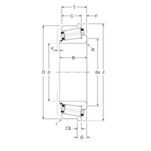 35 mm x 72 mm x 26 mm  Gamet 100035/100072C تناقص الأسطوانة المحامل #3 image