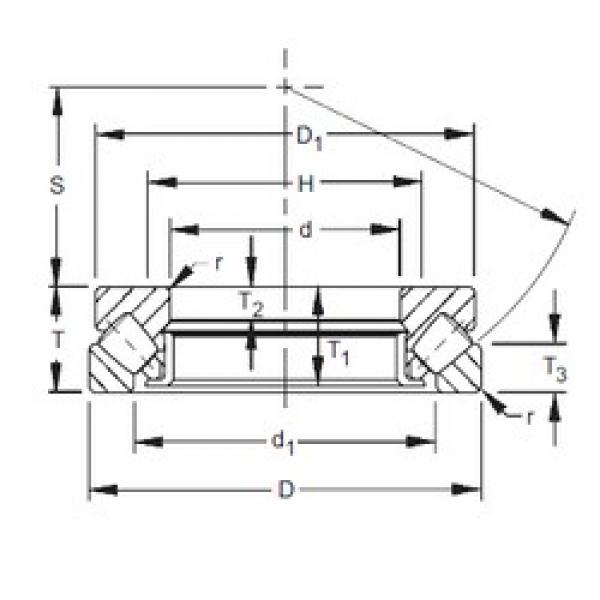 170 mm x 280 mm x 23 mm  Timken 29334 المحامل الدوارة الاتجاه #3 image