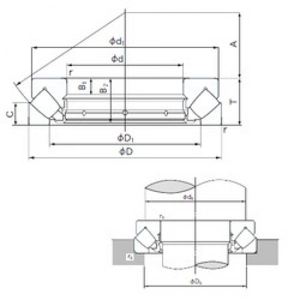 130 mm x 270 mm x 31 mm  NACHI 29426E المحامل الدوارة الاتجاه #3 image