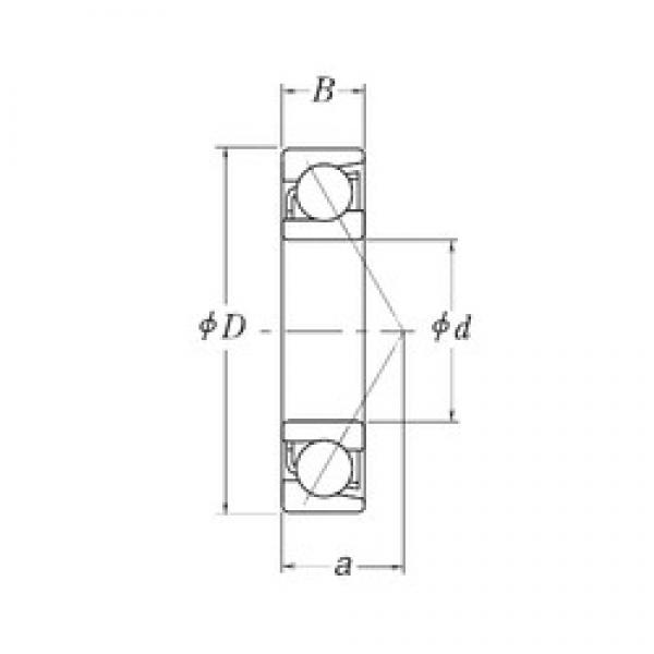 82,55 mm x 152,4 mm x 26,9875 mm  RHP LJT3.1/4 الاتصال الكرات الزاوي #3 image