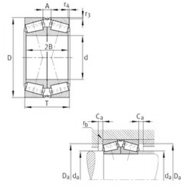 FAG 32030-X-N11CA-A280-330 تناقص الأسطوانة المحامل #3 image