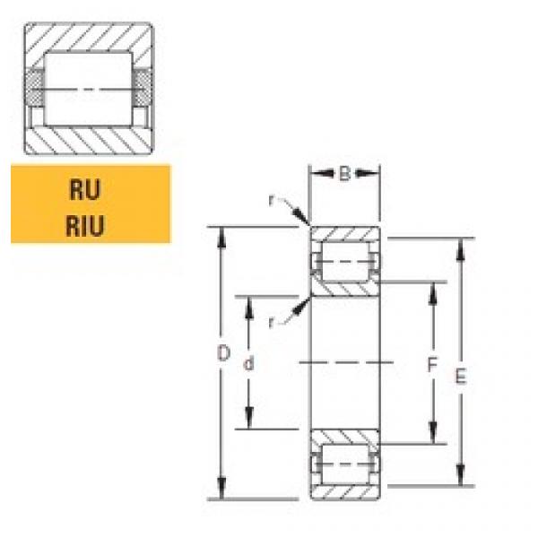 300 mm x 480 mm x 67 mm  Timken 300RU51 محامل أسطوانية #3 image