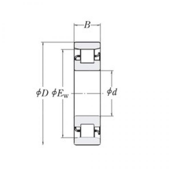 190,5 mm x 368,3 mm x 69,85 mm  RHP MRJ7.1/2 محامل أسطوانية #3 image