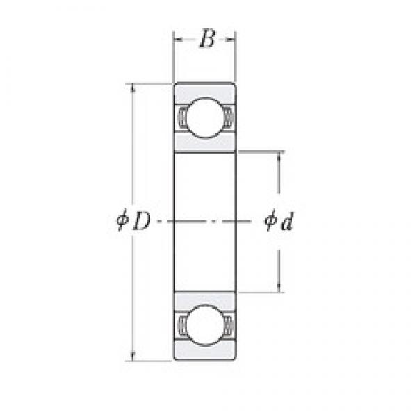 82,55 mm x 120,65 mm x 19,05 mm  RHP XLJ3.1/4 الكرات الأخدود العميق #3 image