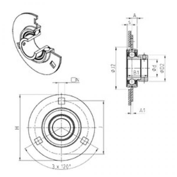 SNR ESPF203 تحمل وحدات #3 image