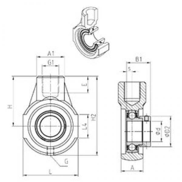 SNR ESEHE206 تحمل وحدات #3 image