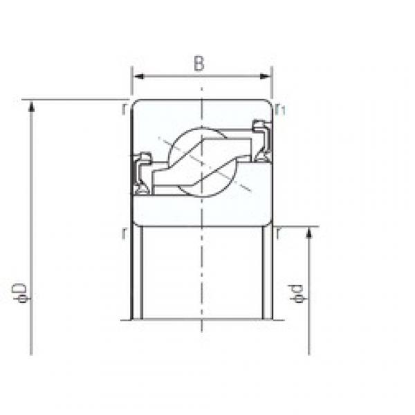 30 mm x 62 mm x 15 mm  NACHI 30TAB06-2NK فحوى الكرات #3 image