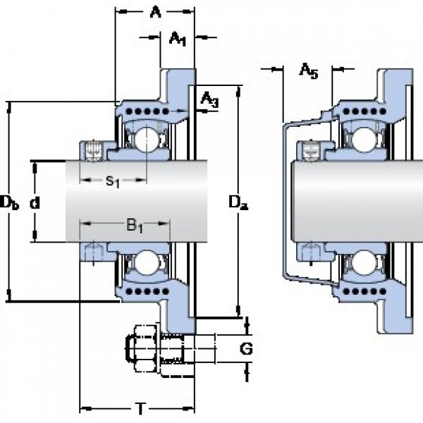 SKF FYK 30 FE تحمل وحدات #3 image