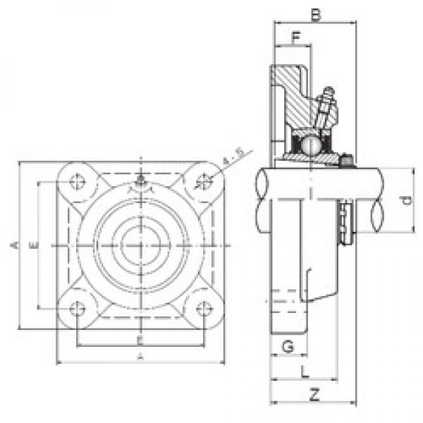 ISO UKF205 تحمل وحدات #3 image