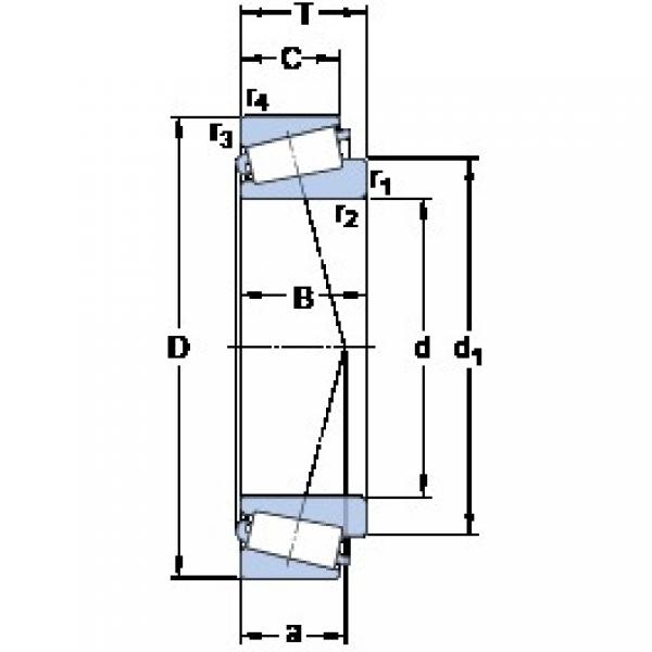 80 mm x 140 mm x 46 mm  SKF 33216/Q تناقص الأسطوانة المحامل #3 image