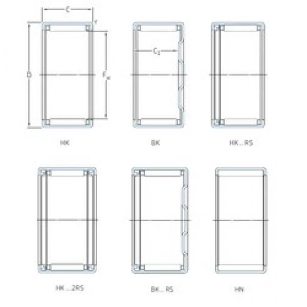 SKF HK0910 محامل إبرة الأسطوانة #3 image