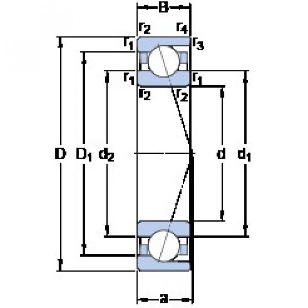 12 mm x 32 mm x 10 mm  SKF 7201 CD/HCP4A الاتصال الكرات الزاوي #3 image