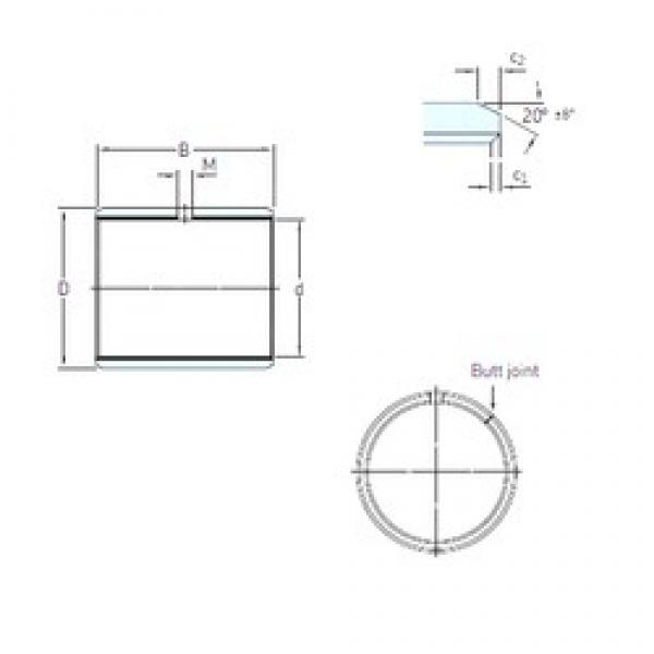 30 mm x 34 mm x 20 mm  SKF PCM 303420 M محامل عادي #3 image