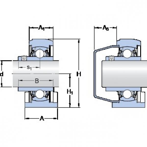 SKF SYFWK 1.3/8 LTHR تحمل وحدات #3 image