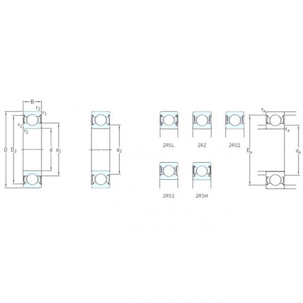 5 mm x 9 mm x 3 mm  SKF W637/5X-2Z الكرات الأخدود العميق #3 image