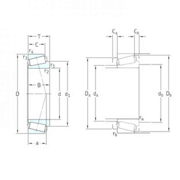 609,6 mm x 787,4 mm x 93,662 mm  SKF EE649240/310 تناقص الأسطوانة المحامل #3 image