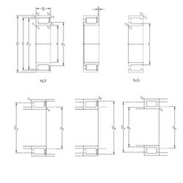 500 mm x 620 mm x 72 mm  SKF NCF28/500V محامل أسطوانية #3 image