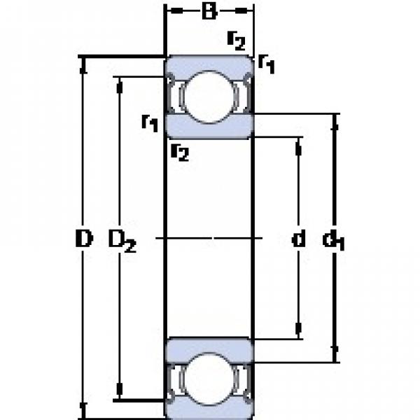 50 mm x 80 mm x 16 mm  SKF 6010-2Z الكرات الأخدود العميق #3 image