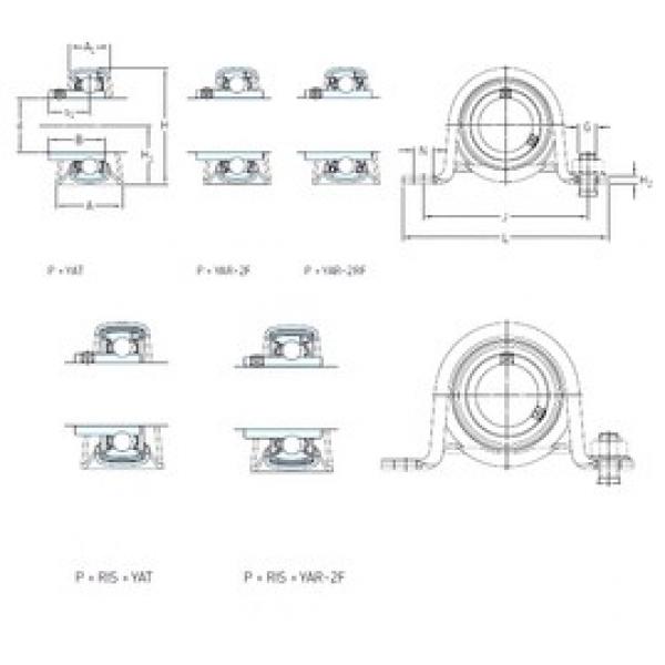 SKF P 40 TR تحمل وحدات #3 image