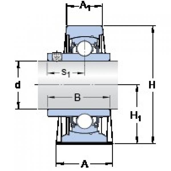 SKF SY 1.11/16 TF/VA201 تحمل وحدات #3 image