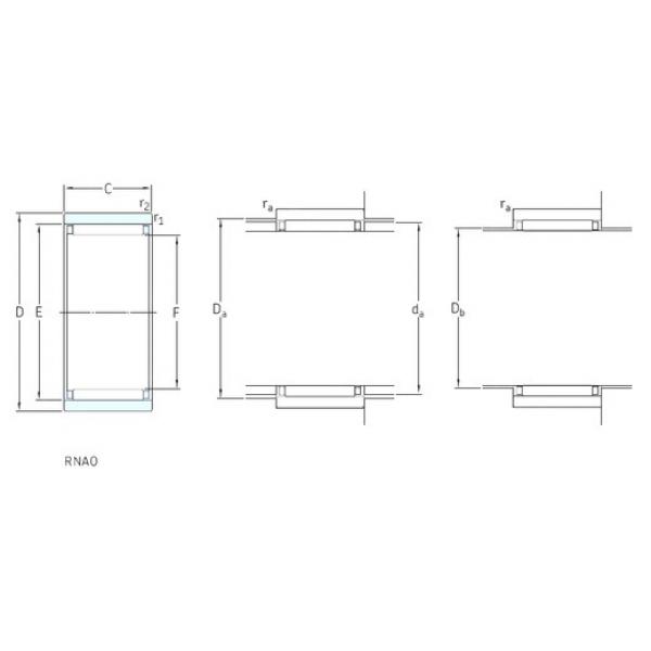 SKF RNAO35x45x17 محامل إبرة الأسطوانة #3 image