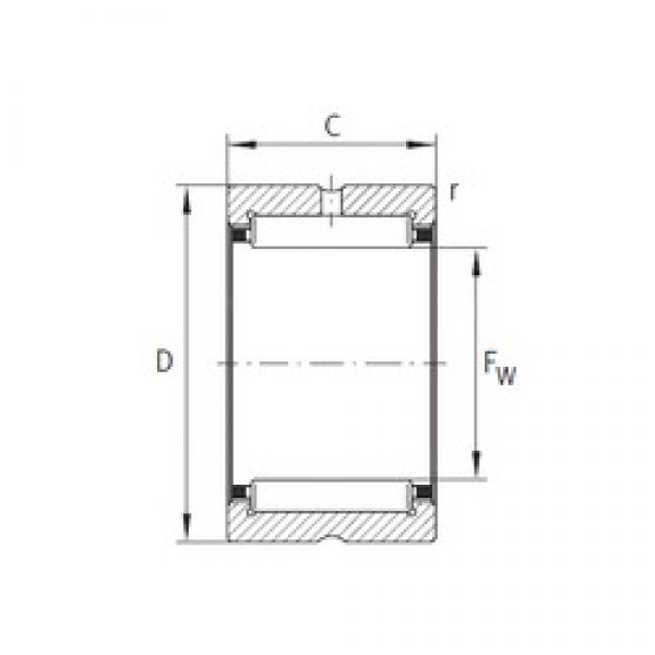 INA NK73/25-XL محامل إبرة الأسطوانة #3 image