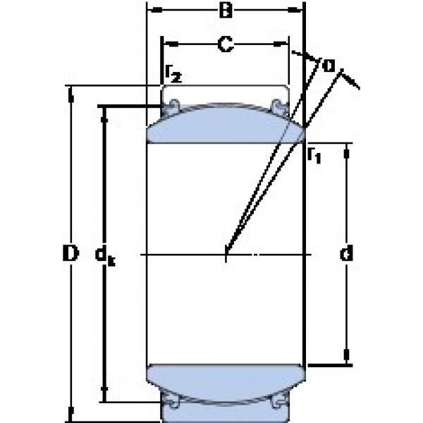 90 mm x 130 mm x 60 mm  SKF GE 90 TXE-2LS محامل عادي #3 image