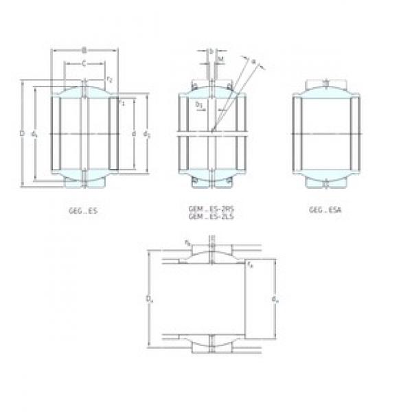 20 mm x 35 mm x 24 mm  SKF GEM20ES-2LS محامل عادي #3 image