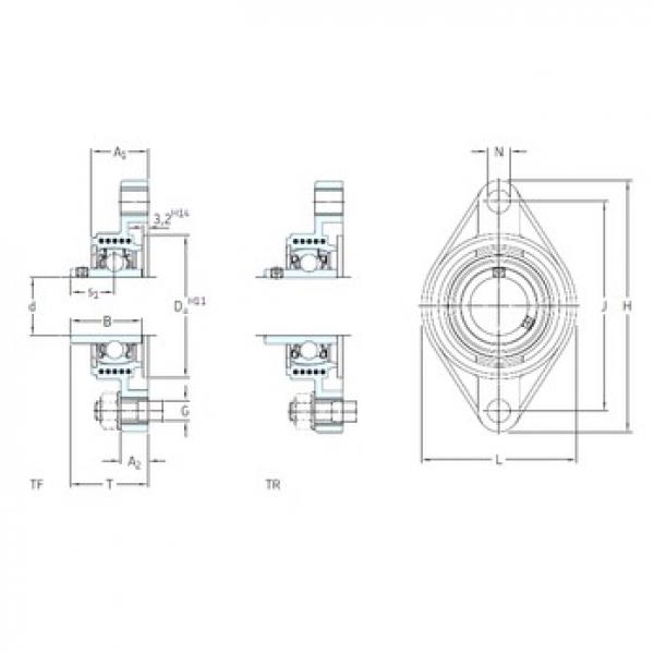 SKF FYTBK 30 TF تحمل وحدات #3 image