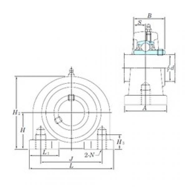 KOYO UCPA201-8 تحمل وحدات #3 image