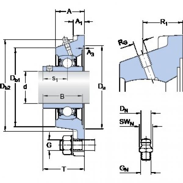 SKF FYJ 3/4 TF تحمل وحدات #3 image