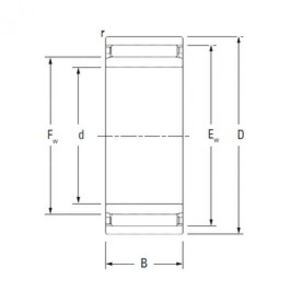 30 mm x 47 mm x 32 mm  KOYO NAO30X47X32 محامل إبرة الأسطوانة #3 image