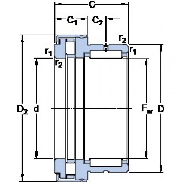 SKF NKXR 35 Z محامل أسطوانية #3 image