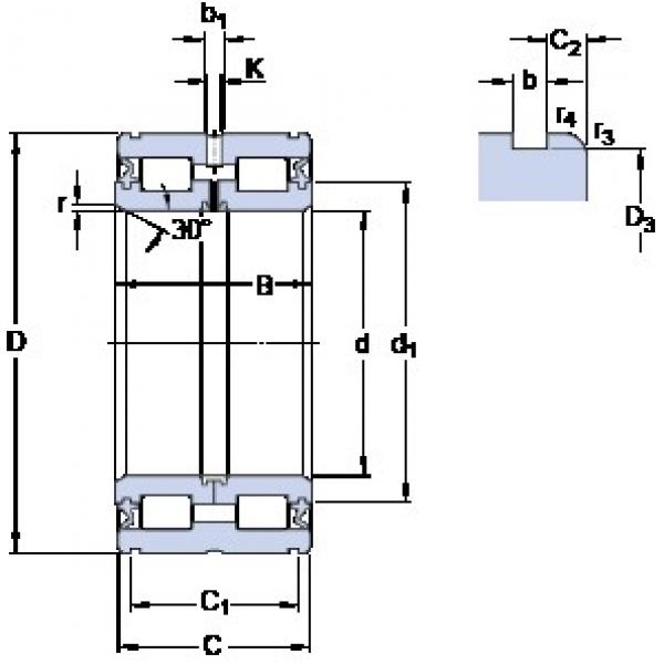 100 mm x 150 mm x 67 mm  SKF NNF 5020 ADA-2LSV محامل أسطوانية #3 image